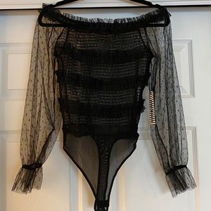 Sheer bodysuit! Perfect for date night ❤️
